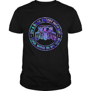 On A Dark Desert Highway Cool Wind In My Hair Car Circle Shirt
